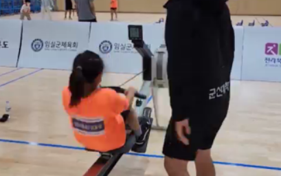 체육영재 선발대회 현장