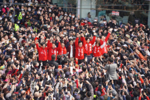 낙동강 벨트 탈환…<b>한동훈</b> 부산 찾아 지원사격